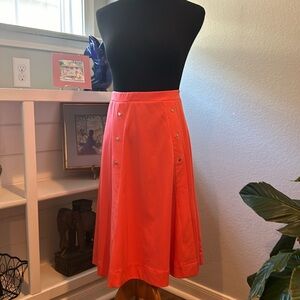 Melissa Paige orange skirt!
